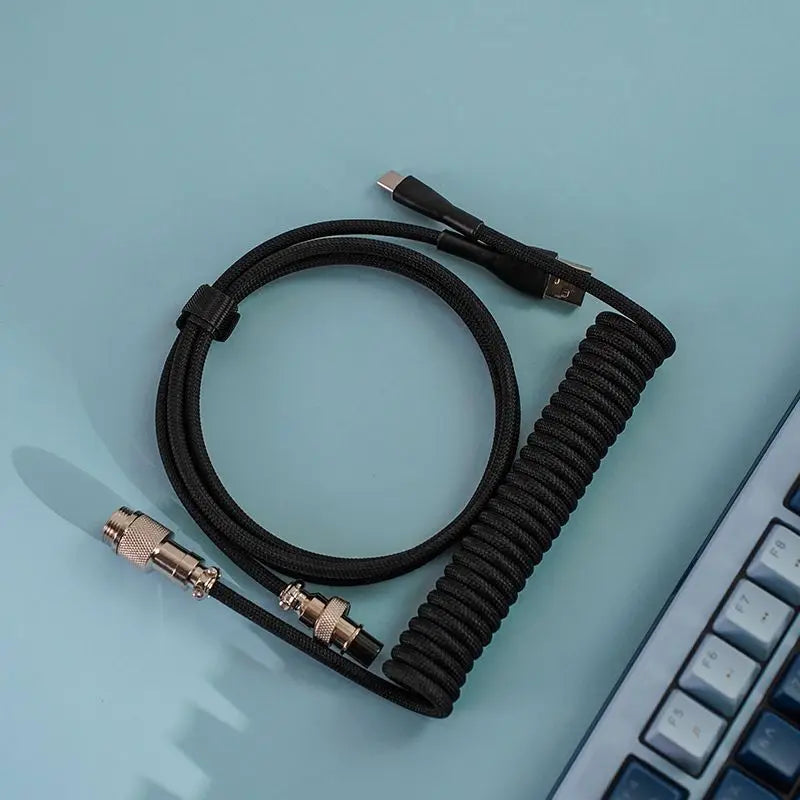 CoreAesthetics™ Custom Coiled Keyboard Cable