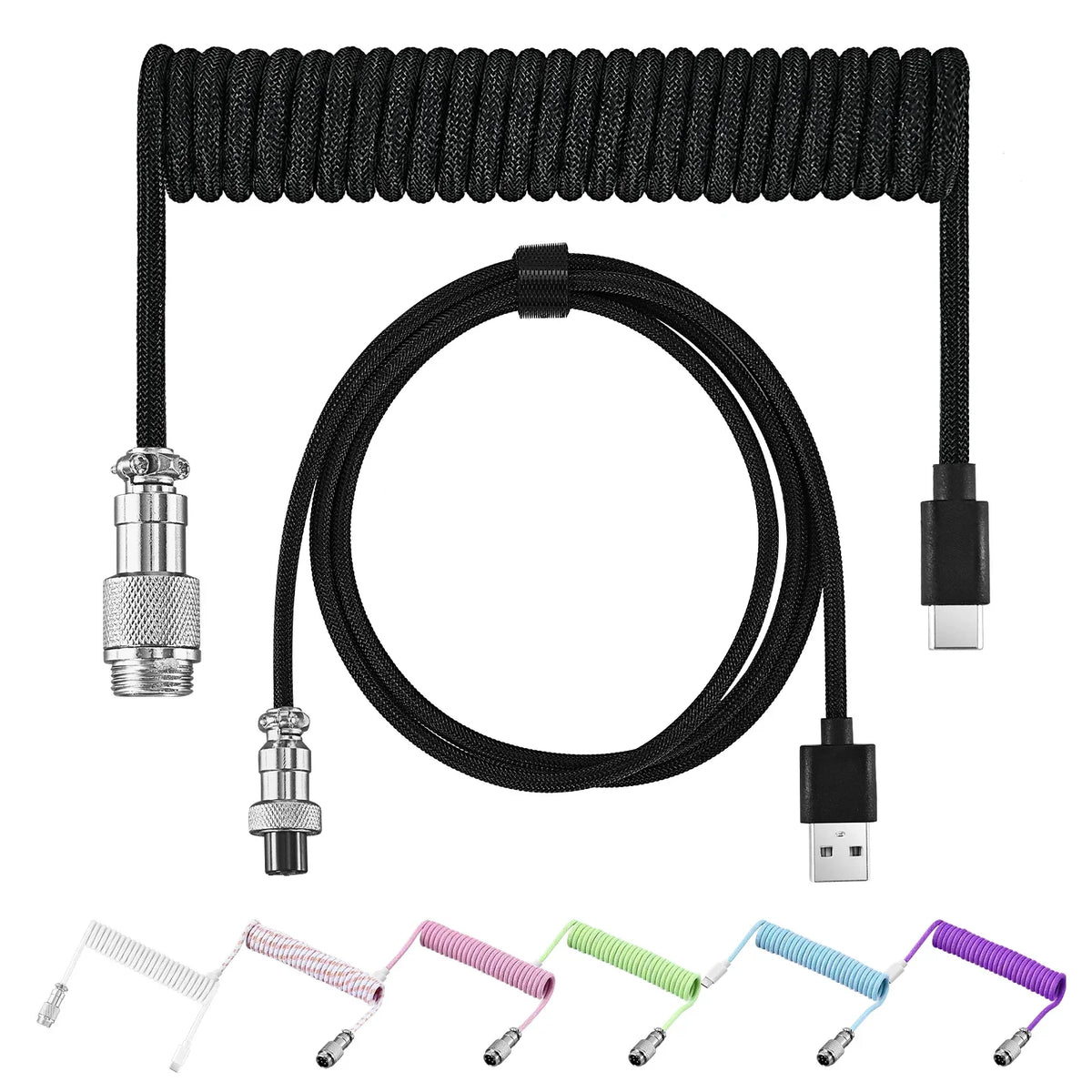 CoreAesthetics™ Custom Coiled Keyboard Cable