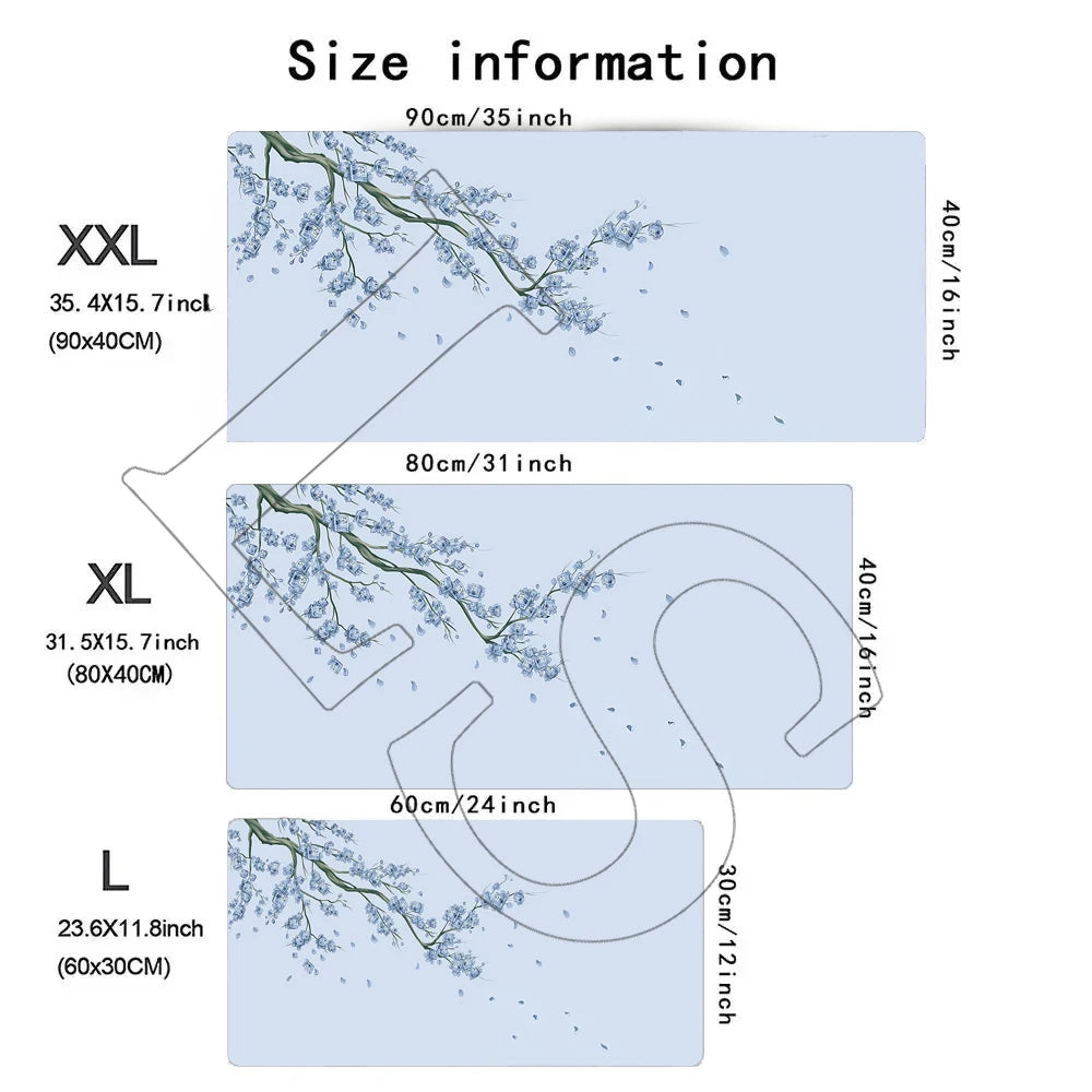 CoreAesthetics™ Japanese Tree Blossom Desk Mat (900x400mm)