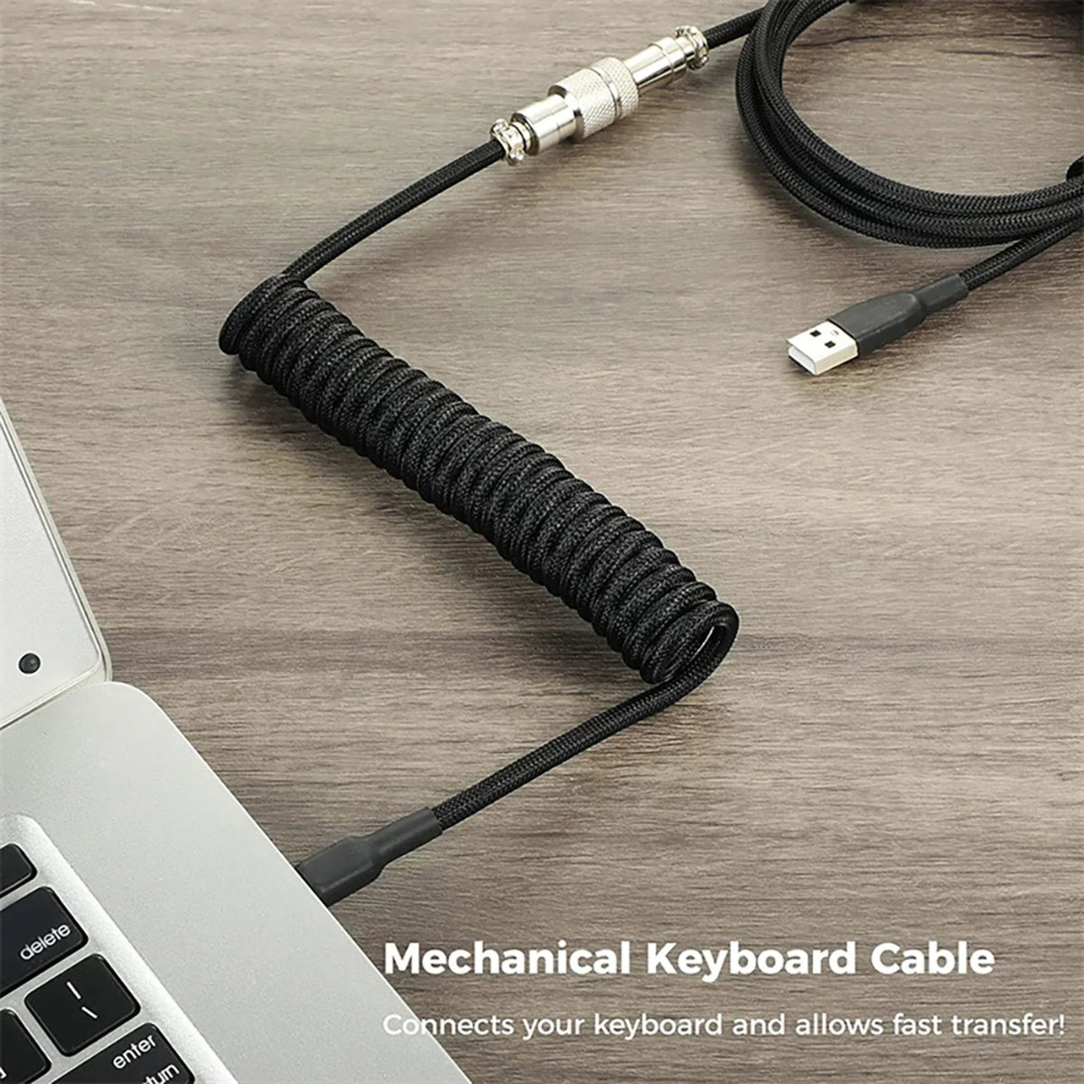 CoreAesthetics™ Custom Coiled Keyboard Cable
