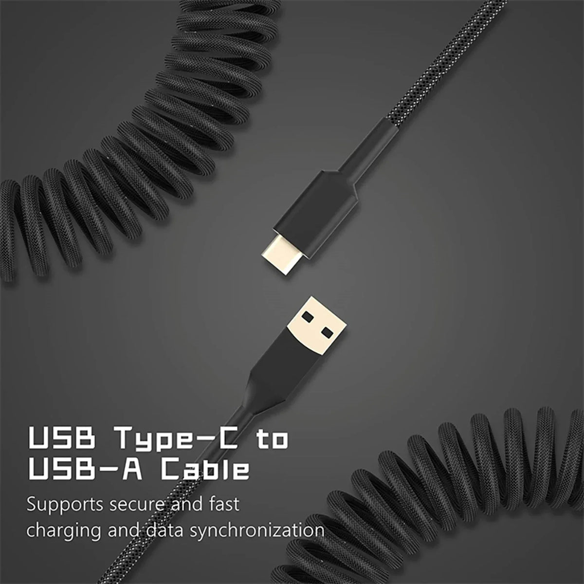CoreAesthetics™ Custom Coiled Keyboard Cable