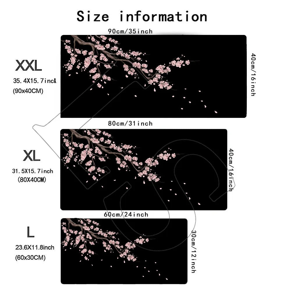 CoreAesthetics™ Japanese Tree Blossom Desk Mat (900x400mm)